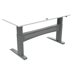 Heavy Duty Stand Up Desk Conset 501-11 White Top 180x80cm