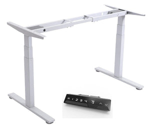 Infinity 3 Stage, 2 Motor Sit Stand Desk Frame