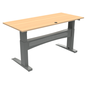 Heavy Duty Standing Desk Conset 1800x800mm Beech Top  501-11