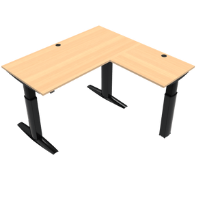 Conset 501-23 Corner Sit Stand Desk