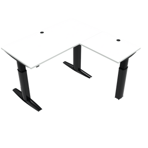 Conset 501-23 Corner Sit Stand Desk