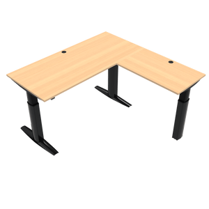 Conset 501-23 Corner Sit Stand Desk