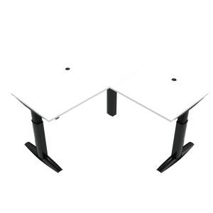 Conset 501-23 Corner Sit Stand Desk