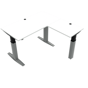 Conset 501-23 Corner Sit Stand Desk