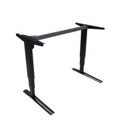 Black 501-43 Standing Desk Legs 112cm Rail