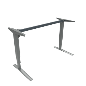 Conset 501-43 Silver Sit Stand Desk Legs