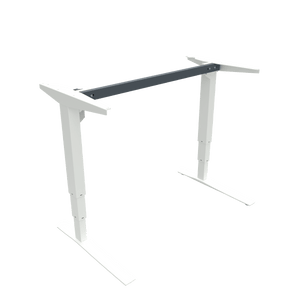 501-43 112cm Rail Standing Desk Legs White