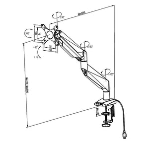 Rapier Single Monitor Arm