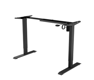Sit Stand Desks Black Standwell Electric Sit/Stand Desk Frame Height Adjustable Standing Desk
