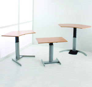 Single Column Sit Stand Desks, Basic, Centre and Design bases