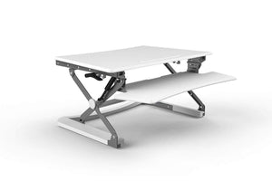 Sit Stand Desks Small / White Arise Deskalator Height Adjustable Standing Desk